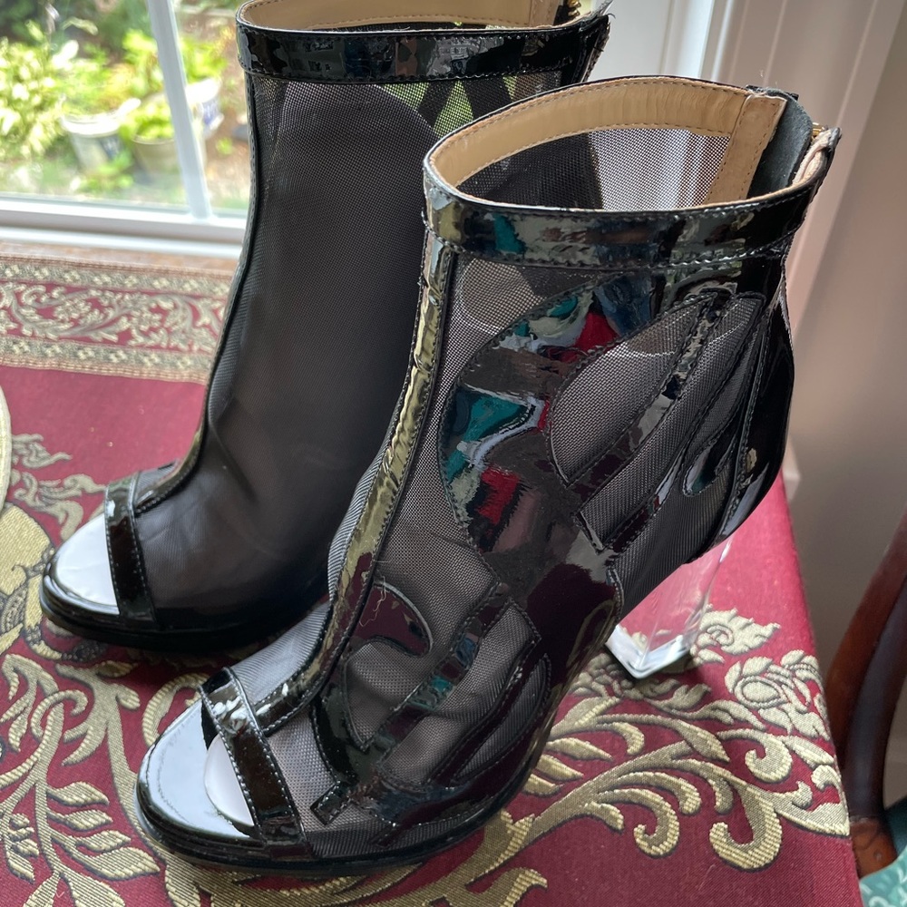 Brand new Katy Perry Richie Mesh-Patent Heels